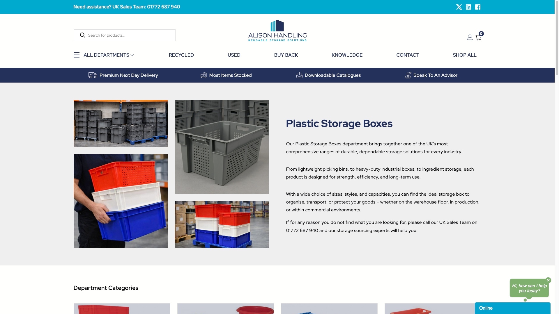 Category page