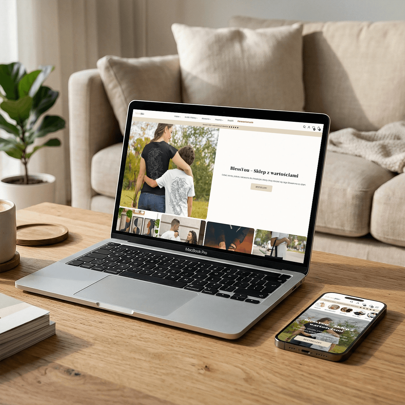 Visualisation of the BlessYou online store