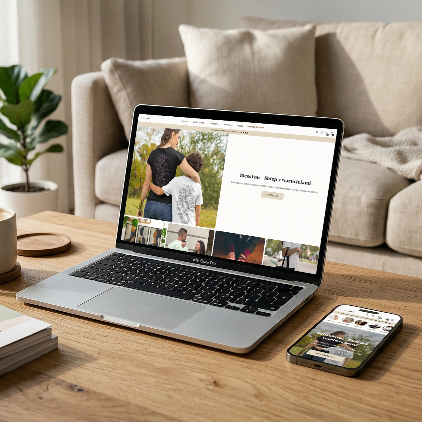 Visualisation of the BlessYou online store