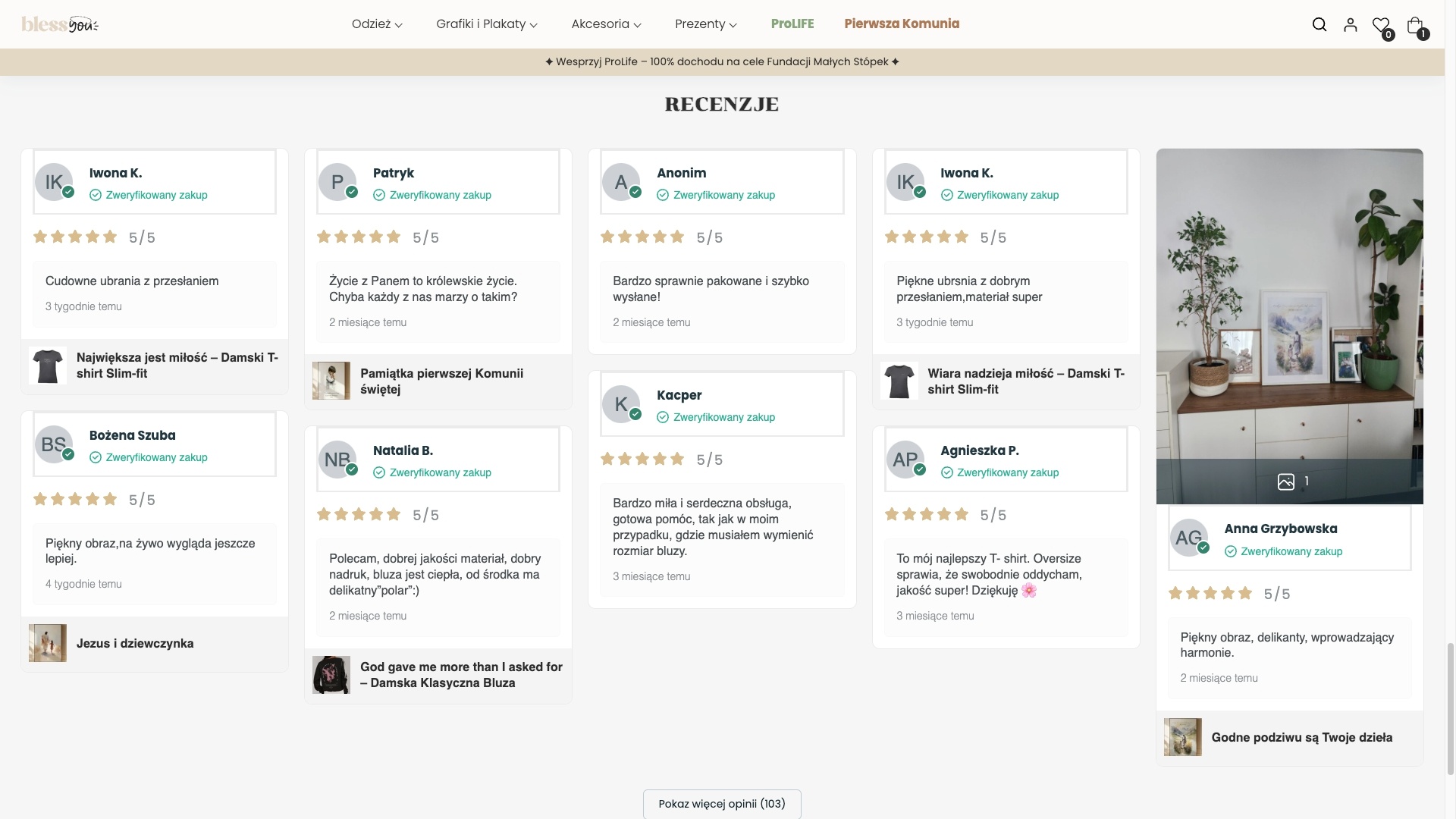 Customer reviews