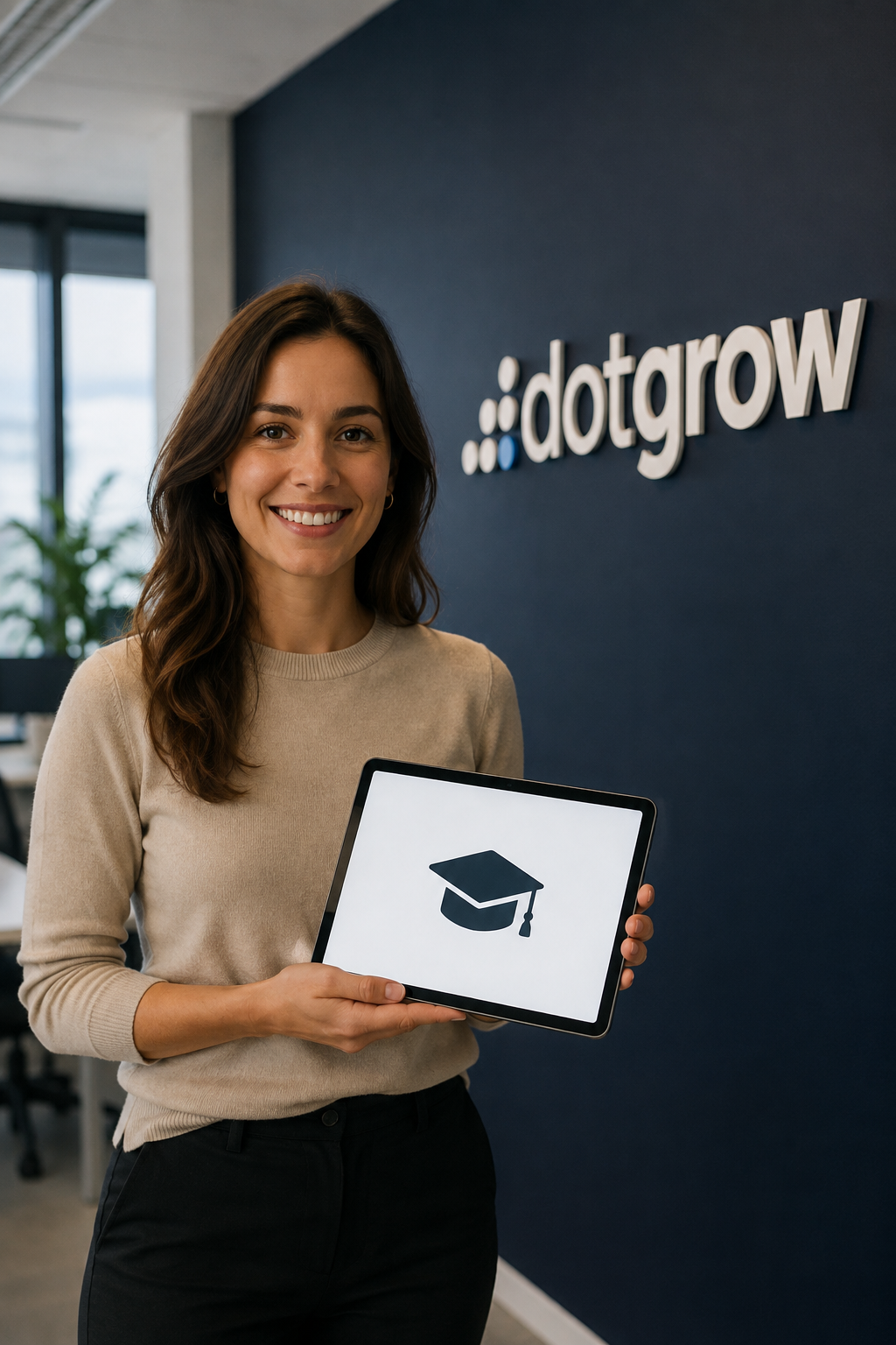 Zespół prezentujący projekt platformy e-learningowej