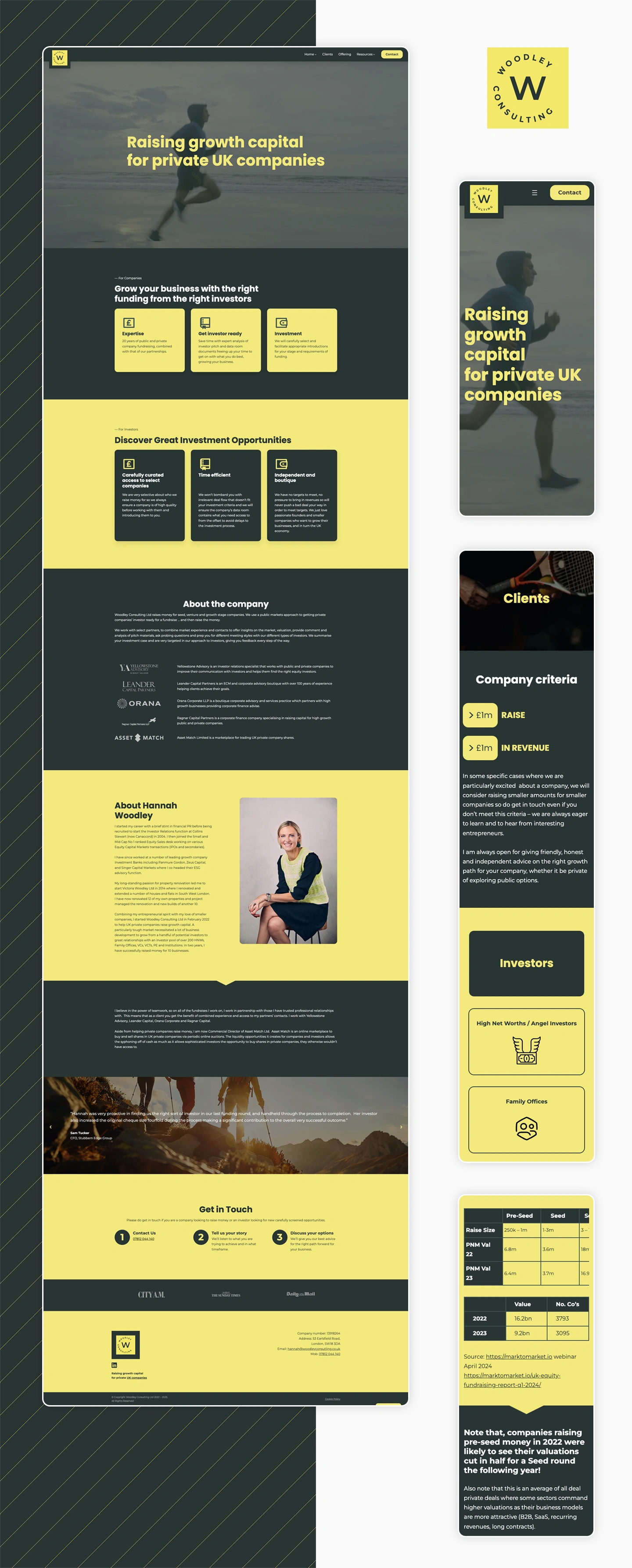 Woodley Consulting project preview