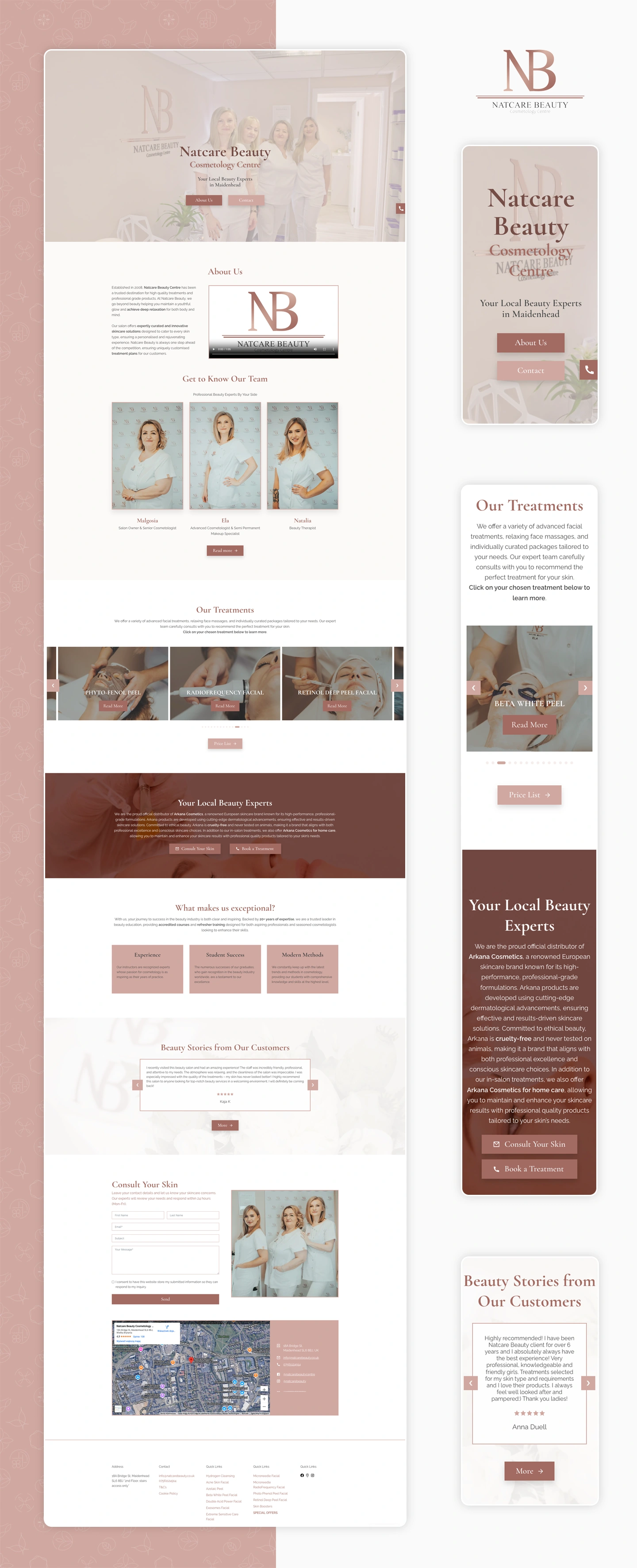 Natcare Beauty Centre project preview