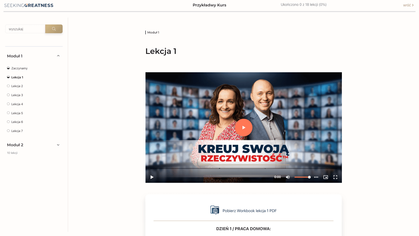 Środowisko kursowe