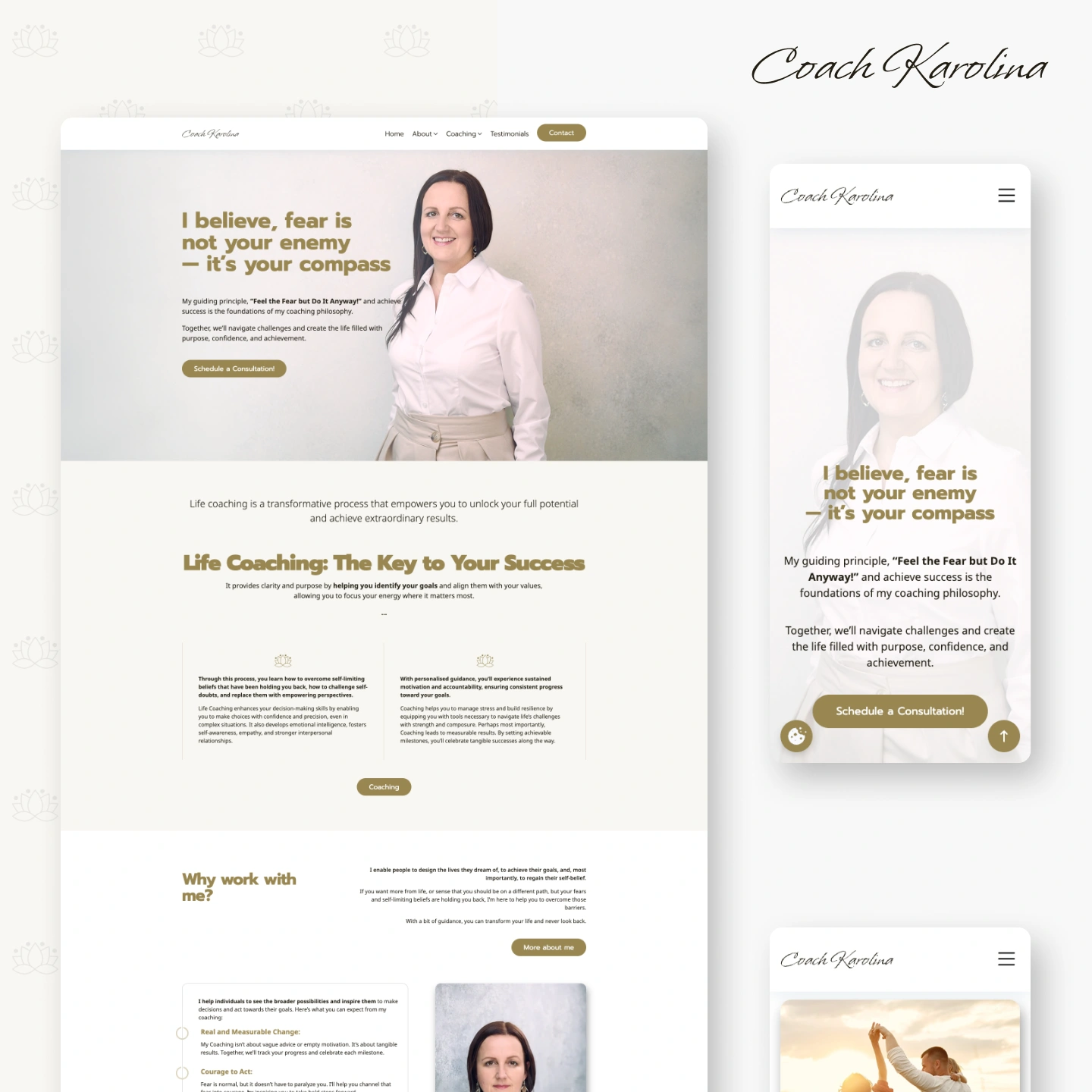 Karolina Maciejczyk website project