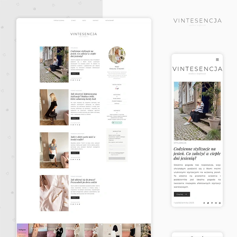 Vintesencja website project